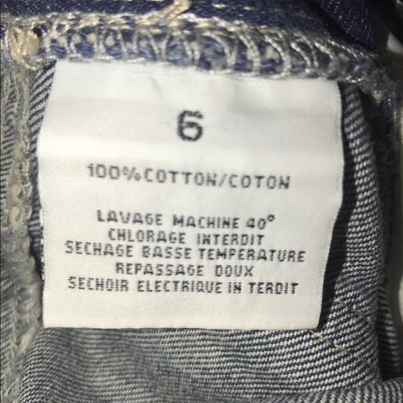 High rise side button embroidered mom jeans. - Picture 7 of 7